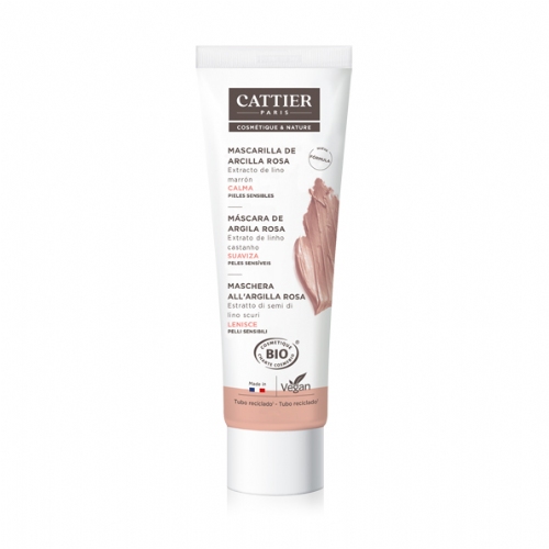 Cattier Mascarilla Arcilla Rosa (Piel Sensible) 100gr
