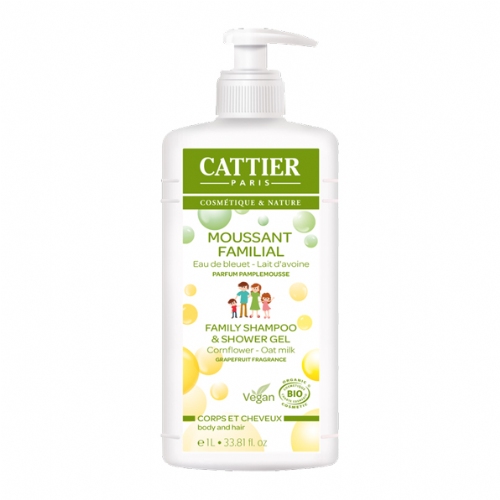 Cattier Gel - Champú Familiar Lactoserum 1L