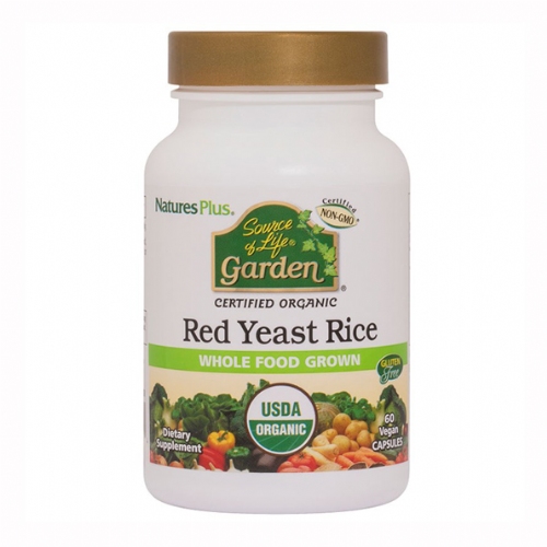Natures Plus Garden Red Yeast Rice (Levadura de arroz rojo) 60 caps