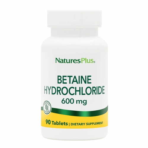 Natures Plus Betaina HCL 600mg 90 comprimidos