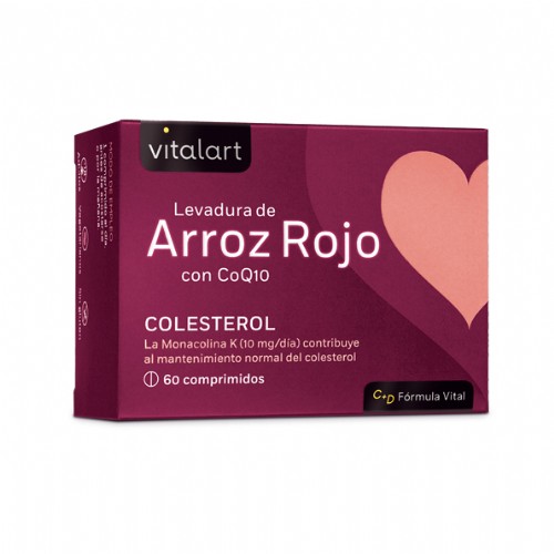 Vitalart Levadura de Arroz Rojo con CoQ10 (60 comp)