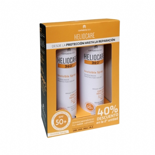 Heliocare 360 invisible spray duplo