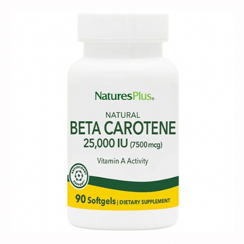 NATURAL BETA CAROTENE 90 PER. NATURE'S PLUS