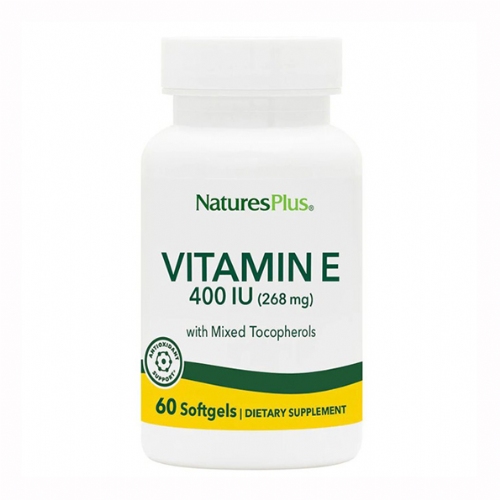 VITAMINA E 400 UI 60 PER. NATURE'S PLUS