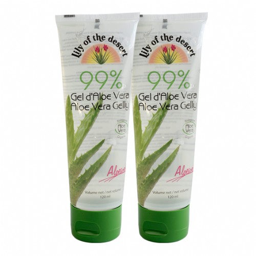 Lily Of The Desert Gel Hidratante de Aloe Vera 99% 120ml Pack 2u