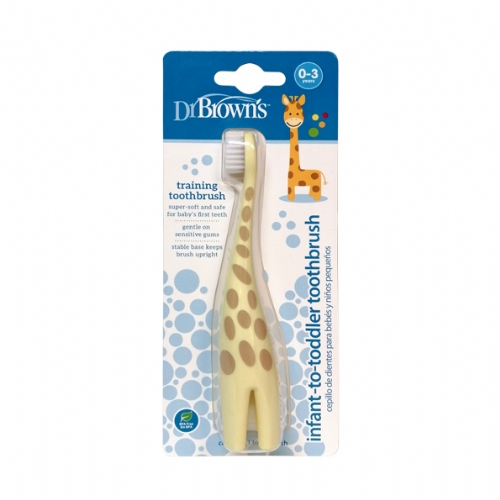 Cepillo dientes bebe - Dr Brown's (jirafa 0-3 años)
