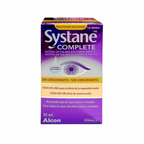 Systane complete - gotas oftalmicas lubricantes sin conservantes (1 frasco 10 ml)