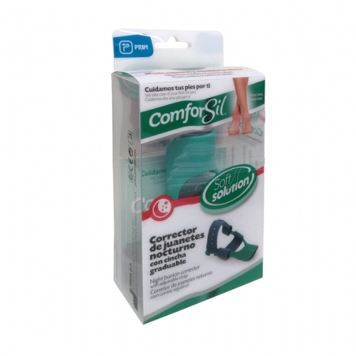 Corrector juanetes nocturno - comforsil (1 unidad derecho)