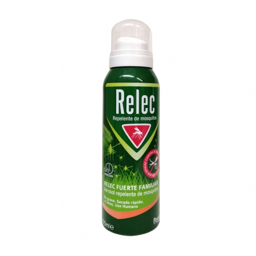 Relec fuerte familiar repelente de mosquitos de uso humano (1 envase 125 ml)