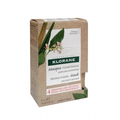Klorane Champu Galanga polvo 8 sobres 3 g