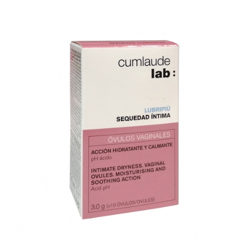 Cumlaude lab: Lubripiu Ovulos Vaginales (10 unidades)