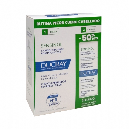 Ducray Pack Sensinol Champú + Sensinol Serum