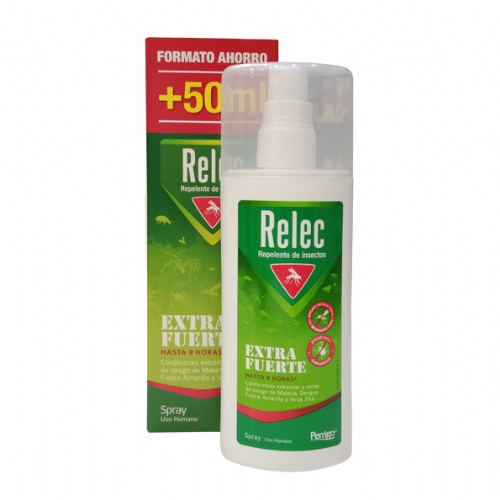 Relec Extrafuerte Repelente de Mosquitos Spray XL (1 envase 125 ml)