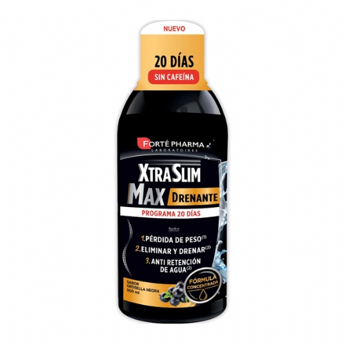 Xtraslim Max Drenante (1 frasco 500 ml sabor grosella negra)