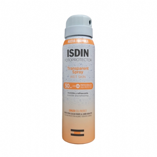 Isdin Fotoprotector Transparent Spray Wet Skin SPF 50 (1 envase 100 ml)