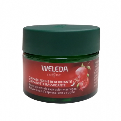 Weleda Crema de Noche Reafirmante de Granada y Peptidos de Maca (1 envase 40 ml)