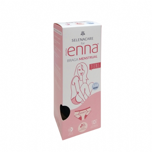 Braga Menstrual - Enna adolescente (1 unidad talla 158 color negro)