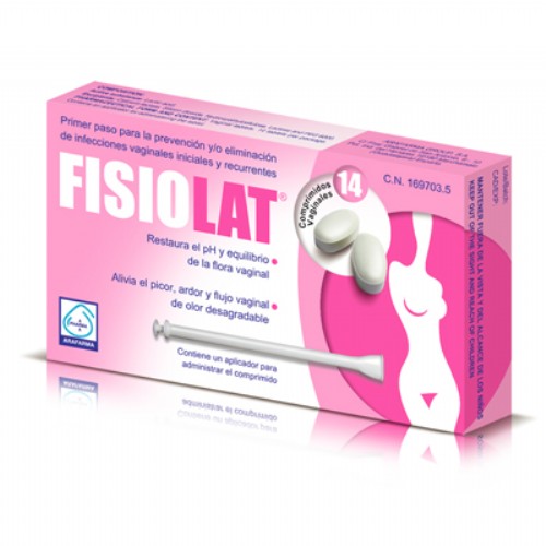 FISIOLAT COMP VAGINAL (14 COMP)