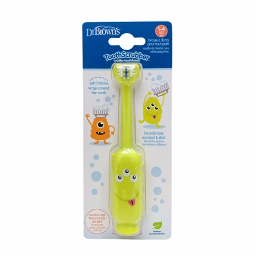 Cepillo dental infantil dr brown´s 1 unidad monstruo