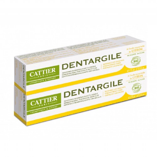 Cattier Dentargile Pasta Dental Limon Pack duplo
