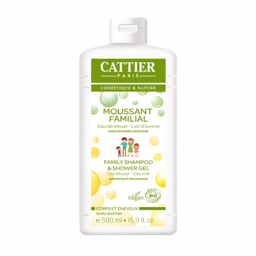 Cattier Gel - Champú Familiar Lactoserum 500 ml