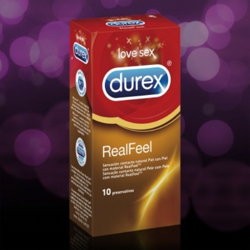DUREX REAL FEEL PRESERVATIVO SIN LATEX (12 U)
