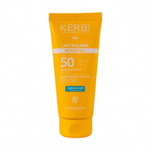 Kerbi Leche Solar Mineral SPF 50 100ml (con perfume)