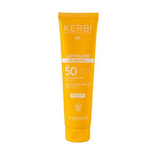 Kerbi Leche Solar Mineral SPF 50 150ml (sin perfume)
