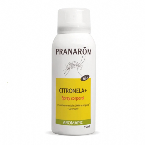 Pranarom Aromapic Spray Corporal Citronela Bio (1 envase 75 ml)