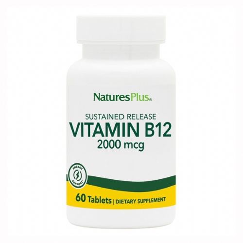 Natures Plus Vitamin B-12 2000 MCG 60 comprimidos