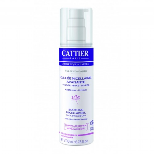 Cattier calmante gel micelar 200ml
