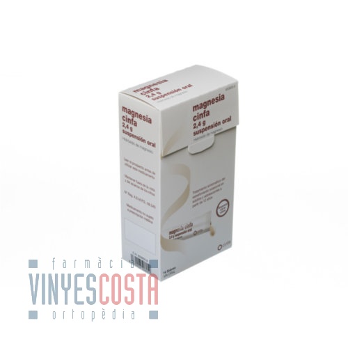 MAGNESIA CINFA 2,4 g SUSPENSION ORAL , 14 sobres