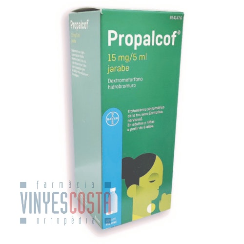 PROPALCOF 15 mg/5 ml JARABE , 1 frasco de 200 ml