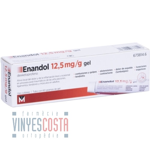 ENANDOL 12,5 mg/g GEL, 1 tubo de 60 g