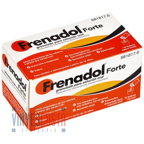 FRENADOL FORTE GRANULADO PARA SOLUCION ORAL , 10 sobres