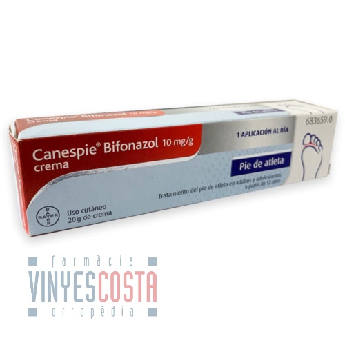 CANESPIE BIFONAZOL 10 mg/g CREMA, 1 tubo de 20 g