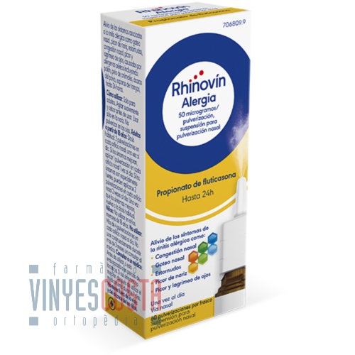 FLONASE 50 MICROGRAMOS/PULVERIZACION SUSPENSION PARA PULVERIZACION NASAL, 60 pulverizaciones