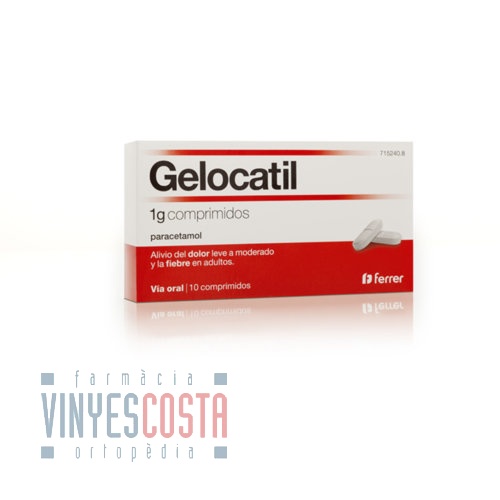 GELOCATIL 1 g COMPRIMIDOS,10 comprimidos