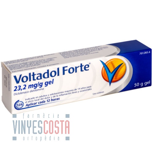 VOLTADOL FORTE 23,2 MG/G GEL,1 tubo de 100 g