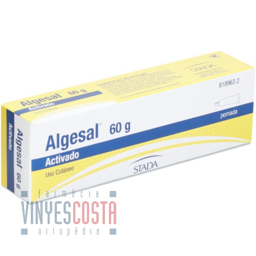ALGESAL ACTIVADO 10 MG/G + 100 MG/G POMADA, 1 tubo de 60 g