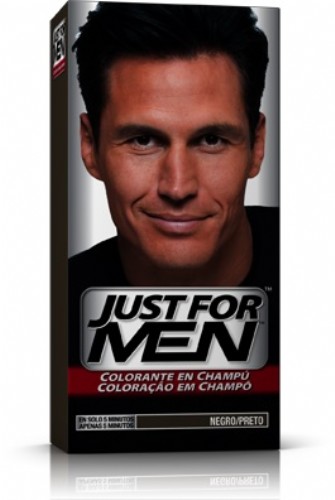 JUST FOR MEN - CHAMPU COLORANTE (66 CC NEGRO)