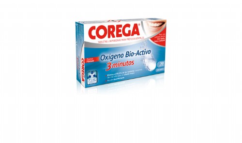COREGA 3 MINUTOS - LIMPIEZA PROTESIS DENTAL (60 TABLETAS)