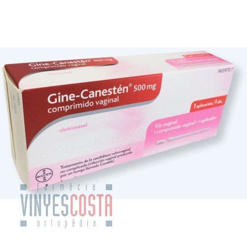 GINE-CANESTEN 500 mg COMPRIMIDO VAGINAL , 1 comprimido