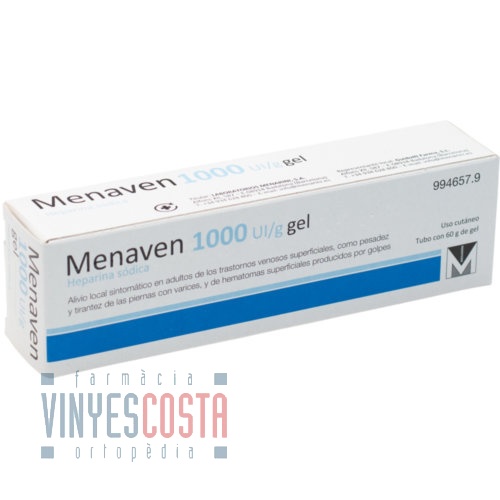 MENAVEN 1000 UI/G GEL , 1 tubo de 60 g