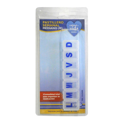 PASTILLERO SEMANAL 1 TOMA ANOTA