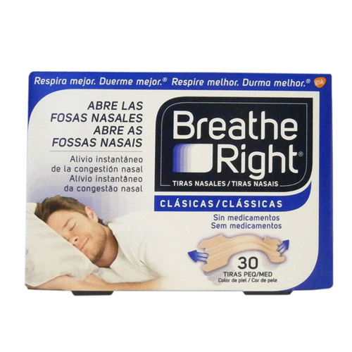 BREATHE RIGHT CLÁSICAS 30 UNIDADES T-P/M