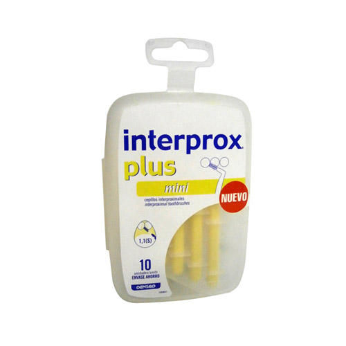 CEPILLO ESPACIO INTERPROXIMAL - INTERPROX PLUS (MINI ENVASE AHORRO 10 U)