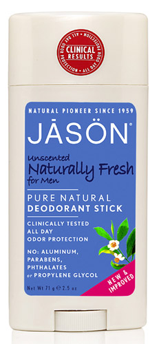 DESODORANTE NATURALLY FRESH HOMBRE STICK 71 GR. JASON