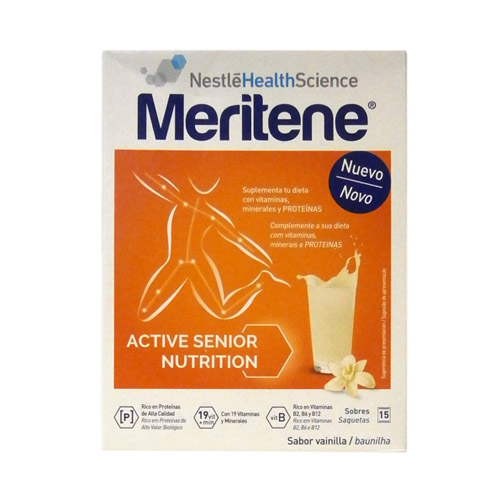 BATIDO VAINILLA 15 SOBRES MERITENE