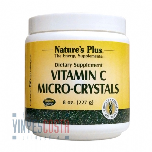 Nature’s Plus Vitamina C microcristales (polvo) 227g.